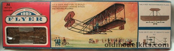 Multiple Toymakers 1/30 Wright Brothers 1903 Wright Flyer plastic model kit